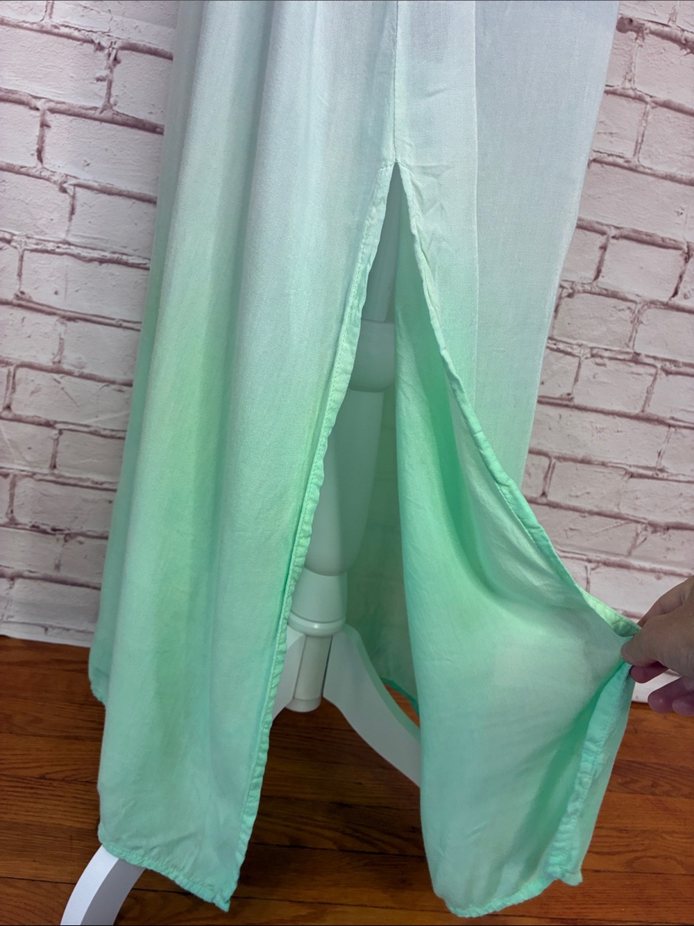 Raviya Ombré Button Front Halter Style Maxi Dress EUC Small - Picture 7 of 12